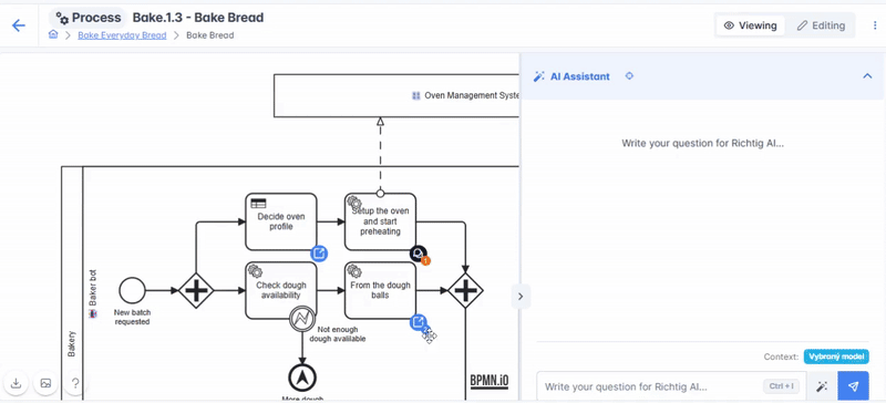 AI-powered process analysis and suggestions